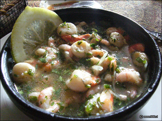 Ceviche de mariscos Restaurante Don Gaviota El Roble (Recoleta): Fotos de  Platos